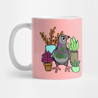 Succulent Pigeon Mug